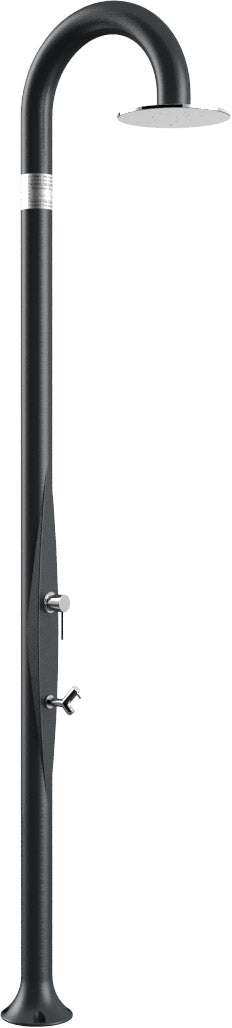 Doccia da Esterno Giardino Miscelatore e Lavapiedi Arkema Funny Yin Grigio Antracite sconto