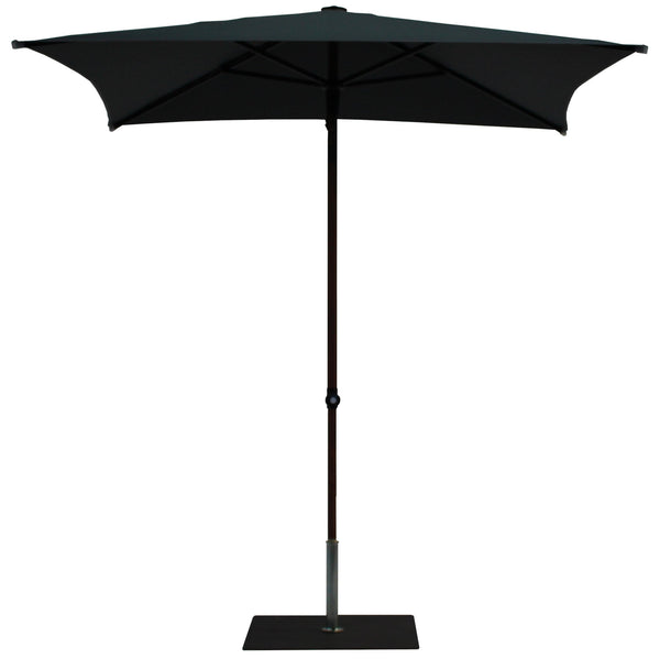 Ombrellone da Giardino 2x2 m Palo Ø38 mm in Alluminio Effetto Legno Tessuto Poliestere Trend Wood Antracite online