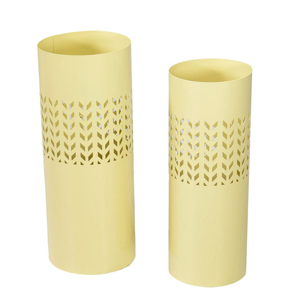 sconto Set 2 Schirmständer aus Metall ø24x24H60cm Adami Frecce Creme