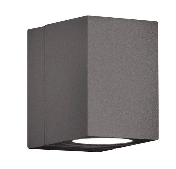 sconto LED-Außenwandleuchte aus anthrazitfarbenem Aluminium-Druckguss