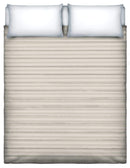 Trapuntino Matrimoniale in Raso di Poliestere 100gr Tortora