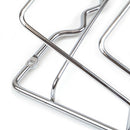 Supporto Supra per Appendere Coperchi Imballo 1 Pezzo Cromato Brillo Acciaio Emuca