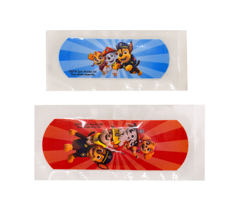 Set 12 Box per Bambini con 24 Cerotti Ciascuno 2 Misure in Metallo Paw Patrol