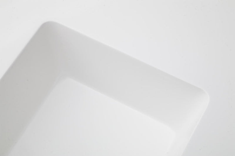 Lavabo da Incasso 101x46,5x2 cm in Resina TFTBianco Lucido