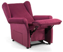 Poltrona Alzapersona Elettrica 2 Motori 75x107x84 cm in Tessuto Dispositivo Medico 1 Marrone