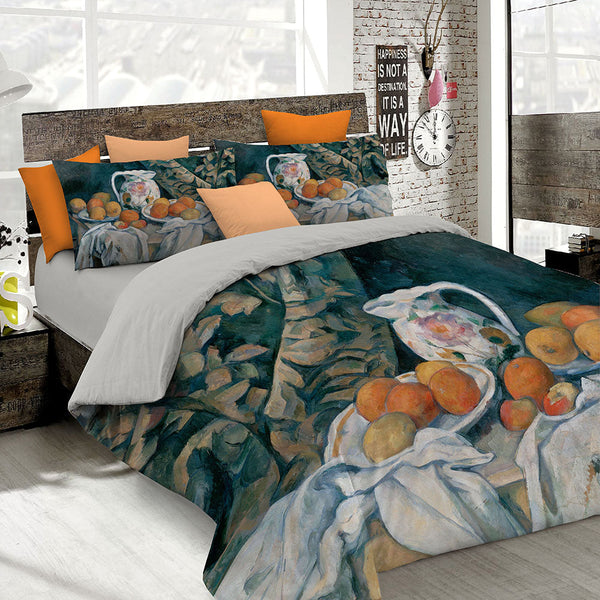 prezzo Bettbezug mit Aufdruck auf der Doppeltasche und den Kissenbezügen