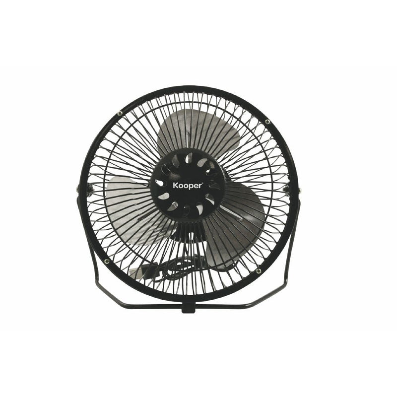 Mini Ventilatore da Tavolo 19x9,5x20 cm 4,5W Kooper Fresh Nero