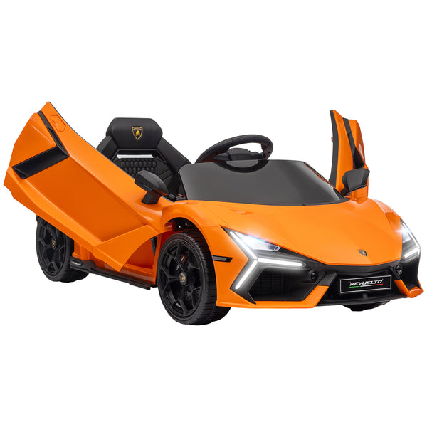 Macchina Elettrica per Bambini Licenza Lamborghini Revuelto 12V Guida Manuale e Telecomando Arancione prezzo