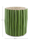Tavolino 38x38x40 cm Guadalupe in Legno Verde