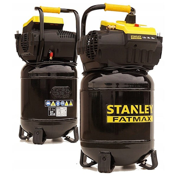 sconto Compressore 30L 10 Bar Senza Olio Potenza 1,5 HP 1100 Watt Stanley Fatmax