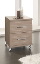Mobile Cassettiera 2 Cassetti Soft Close in Legno in Melaminico 40x52x57cm TFT Giava Wood Cream