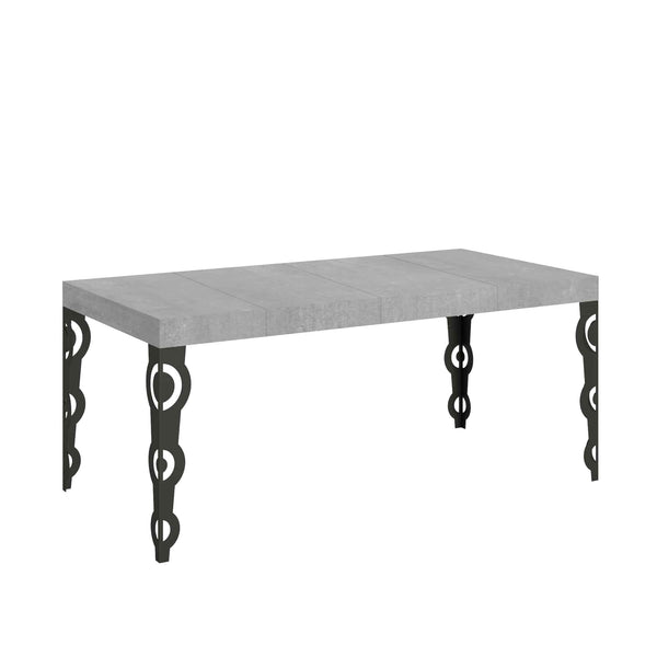 prezzo Tavolo Allungabile 90/246x90x77 cm Karamay Premium Cemento
