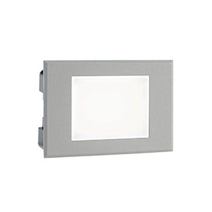 prezzo Rechteckige LED-Wandeinbau-Markierungsleuchte 3W 4000K Sovil Aluminium