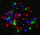 Minilucciole natalizie 100 led multicolor cavo trasparente 6 metri