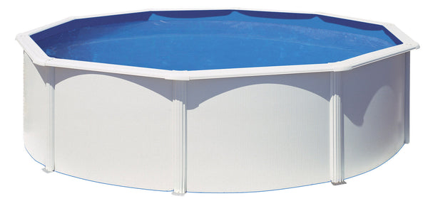 Piscina Rotonda Fuori Terra Ø460xh120 cm in Acciaio e PVC Gre Fidji sconto
