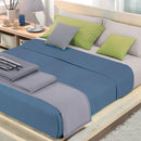 Plaid Misto Cotone 130x180cm Cober Coprice Blu Jeans