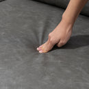 Divano 2 Posti 200x88x86 cm Seduta Imbottita e Braccioli Regolabili in Similpelle Grigio