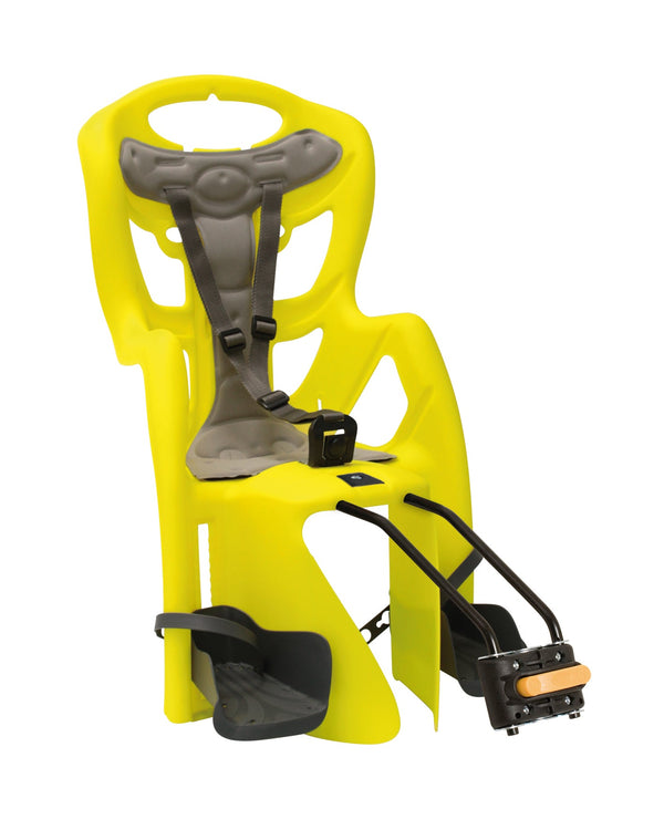 acquista Seggiolino Posteriore Bicicletta per Bambini 22 kg Giallo