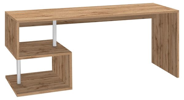 online Scrivania con 2 Ripiani 180x60x77,5 cm Esse Quercia Wotan Seconda Scelta