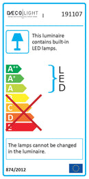 Sospensione Led 45W 4000lm 4500K Cromo E-Energy Infinity