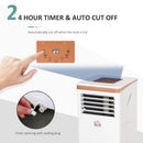 Deumidificatore d'Aria 19,2 Litri 1122W 2 Velocità Bianco