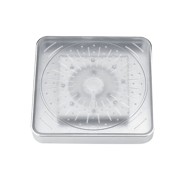 online Fester quadratischer Duschkopf mit 8 RGB-LEDs Farbtherapie aus Hochdruck-ABS