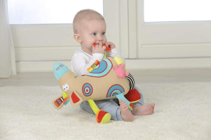 Mucca Peluche per Bambini con Suoni Dolce Multicolor