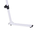 Scrivania Tavolino Porta Pc da Ufficio  in Legno e Metallo 80x40x45-65.5 cm 