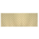Tappeto Bagno Design Rombi 50x150 cm in Cotone Crema
