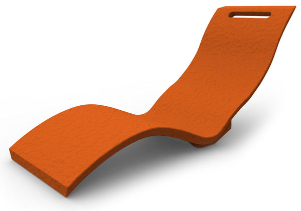 prezzo Lettino Chaise Longue da Esterno Giardino Seduta a Terra Arkema Serendipity Arancio