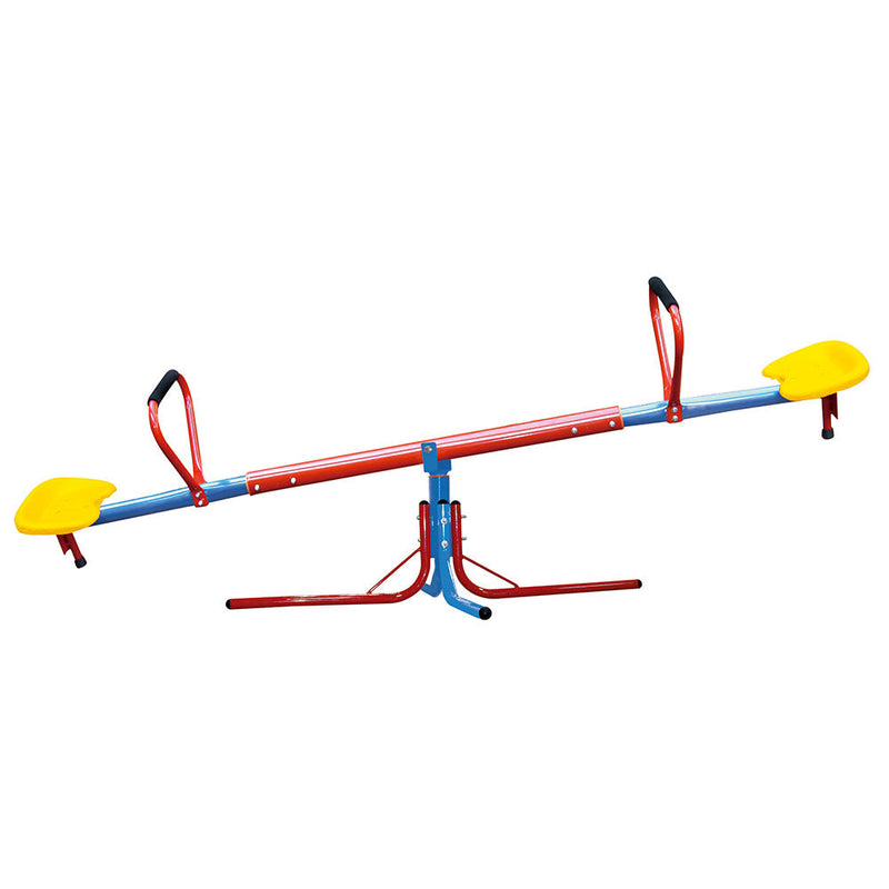 Saliscendi Bilancina a Pavimento Dondolo a Due Posti in Acciaio 200X100X63Cm