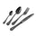 24-teiliges Besteckset aus 18/10 PVD-Stahl Eme Domus Black