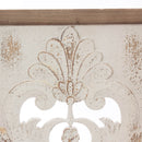 Pannello da Parete Intagliato 45x2xH54 cm in Abete Bianco