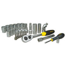 Set Chiavi a Bussola Cric + Cricchetto Bussole e inserti 1/2 - 30Pz Stanley