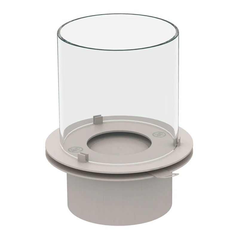 Camino a Bioetanolo Braciere da Pavimento Ø60xh56 cm per Interno ed Esterno Stromboli Antracite