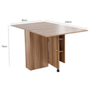 Tavolo Pieghevole Salvaspazio in Legno Quercia