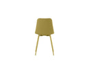 Set 4 Sedie Cover 50x58x85 cm in Polipropilene Senape       