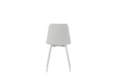 Set 4 Sedie Cover 50x58x85 cm in Polipropilene Bianco       