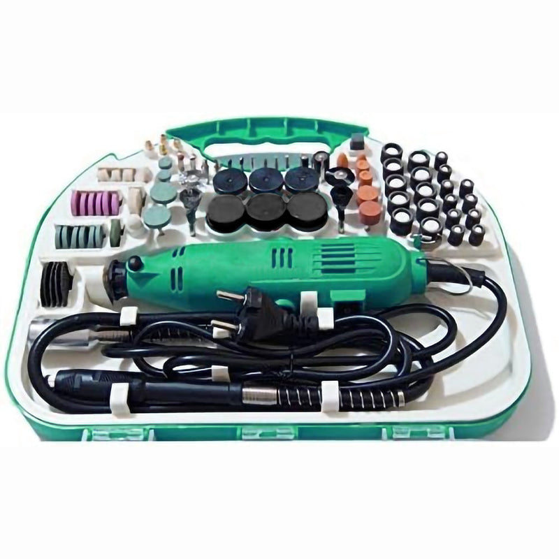 Mini Smerigliatrice Elettrica 130W Fresa Drill in Valigetta Strumento Rotativo 