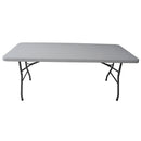 Tavolo Catering Rettangolare Fisso 183x76x74 cm Horeca Bianco Seconda Scelta