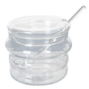 Zuccheriera con Cucchiaino Ø9x7 cm 250 ml in Vetro Borosilicato VdE Tivoli 1996 Glass