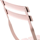 Set Tavolino e 2 Sedie Pieghevoli da Giardino Teresa Salsa Rosa 