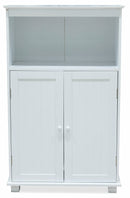 Mobile 2 Ante 1 Ripiano 60x30x97,5 cm in Legno Soriani Bianco