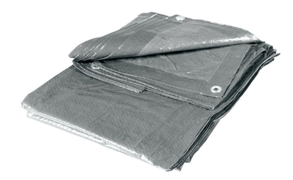 Mehrzweck-Ösentuch 5x8m aus grauem Polyethylen 180gr acquista