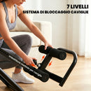 Tavolo Inversione 161x69x146 cm con Barre Flessioni Trazioni Tavolo di Inversione in Acciaio Q195 Nero      