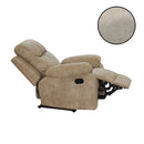 Poltrona reclinabile Chicago 97x90x100 cm Ranger sabbia