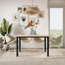 Set Struttura e Gambe Tavolo 1150 x750 mm in Acciaio Emuca Nero