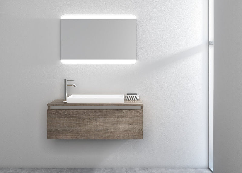 Mobile Bagno Sospeso 100cm TFT Ibiza Tabacco Chiaro 2