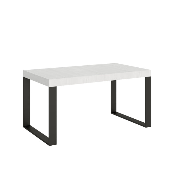 Tavolo Allungabile 160-420x90x77 cm Tecno Bianco Frassino sconto