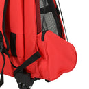 Trolley zaino 2 in 1 per piccoli animali domestici Rosso 35x27x49 cm 